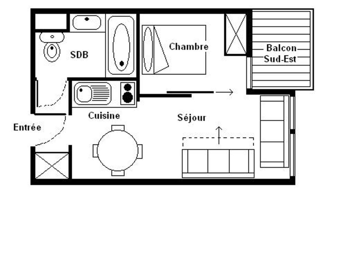 Appartement Cozy 2 Pieces - Proche Pistes Et Commerces - Balcon Sud/Est - 4 Pers - Fr-1-344-1023 Saint-Martin-de-Belleville Exterior photo